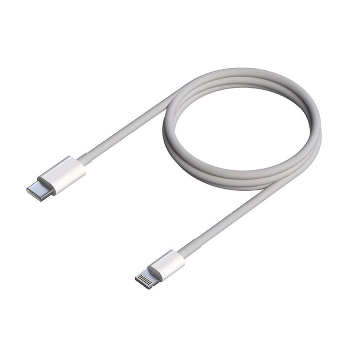 Aisens Cable USB-C a Lightning PD 2A, 0,5 m, Blanco Aisens Cable USB-C a Lightning PD 2A, 0,5 m, Blanco